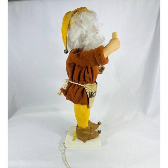 Vintage 1994 Animated Electric Telco MOTION-ette Christmas Elf Helper - Picture 3 of 11